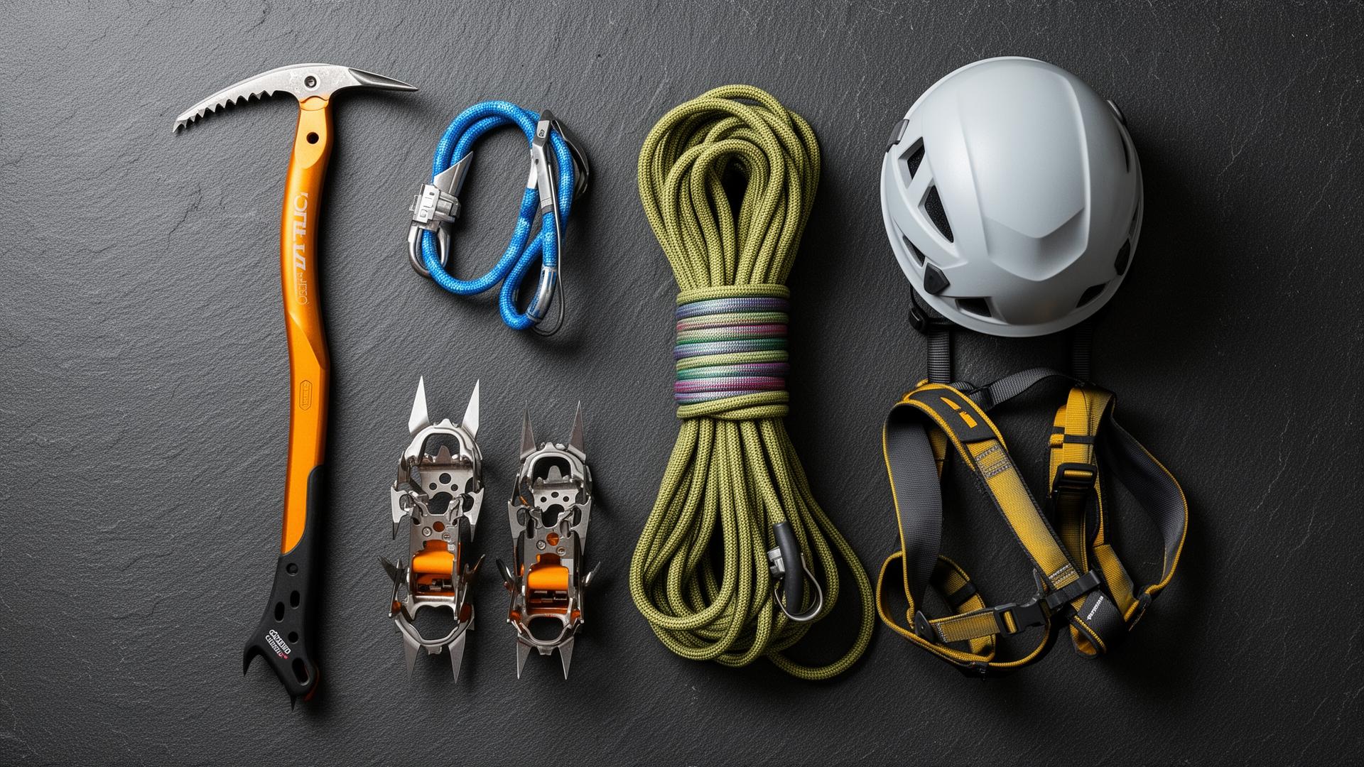 Équipement d'alpinisme pour le Mont Blanc